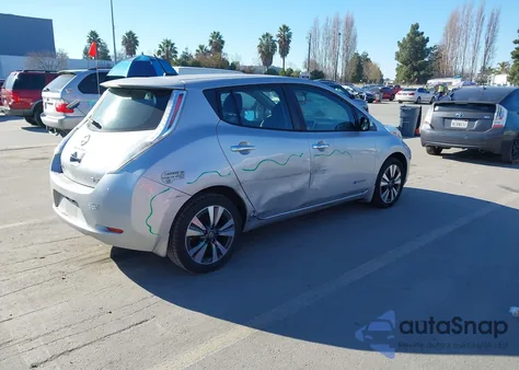 2016 Nissan Leaf Sv z USA, uszkodzony, nr VIN 1N4BZ0CP7GC304450